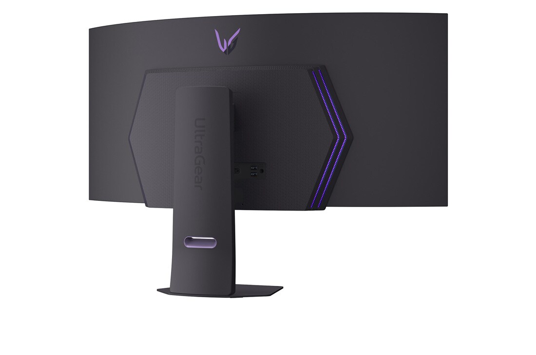 LG UltraGear™ 45 tuuman OLED 240 Hz WQHD kaareva pelinäyttö | 0.03ms (GtG), DisplayHDR True Black 400, USB-C (PD 65 W) ja HDMI 2.1, etunäkymä näytöstä lasketulla jalustalla, 45GX900A-B, thumbnail 16