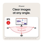 LG 31,5 tuuman QHD IPS -näyttö USB-C:llä, clear images at any angle, 32U631A-B, thumbnail 13