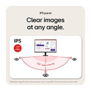 LG 27 tuuman QHD IPS -näyttö USB-C:llä, clear images at any angle, 27U631A-B, thumbnail 13