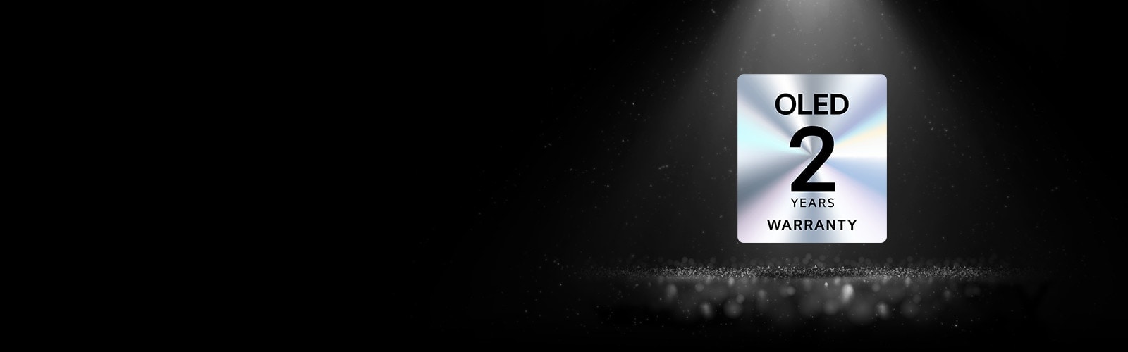 2-YEAR BURN-IN WARRANTY for UltraGear OLED gaming monitor.	