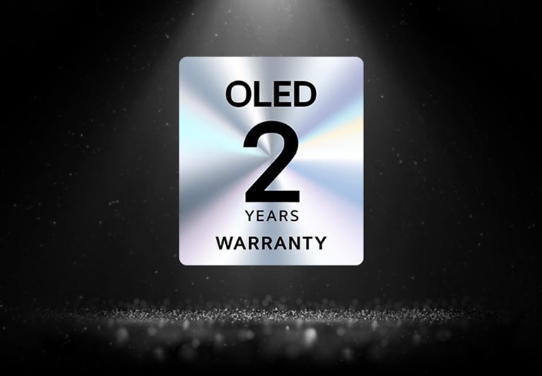 2-YEAR BURN-IN WARRANTY for UltraGear OLED gaming monitor.
