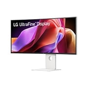 LG 40'' UltraFine™ Nano IPS Black 5K2K Thunderbolt™ 5:llä, sānu skats -15 grādu leņķī, 40U990A-W, thumbnail 2