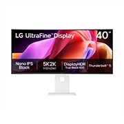 LG 40'' UltraFine™ Nano IPS Black 5K2K Thunderbolt™ 5:llä, USP kortelė: Pagrindinis produkto vaizdas, 40U990A-W, thumbnail 12