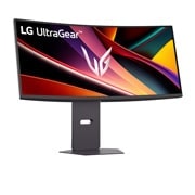 LG 34'' UltraGear™ kaareva OLED 160Hz WQHD -pelinäyttö | 160Hz, AMD FreeSync™ Premium, sivunäkymä, 34G600A-B, thumbnail 5