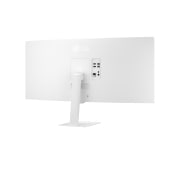 LG  LG 34'' kaareva Smart Monitor WQHD - näyttö striimaukseen 34U601SA webOS:llä, Takanäkymä oikealta, 34U601SA-W, thumbnail 9