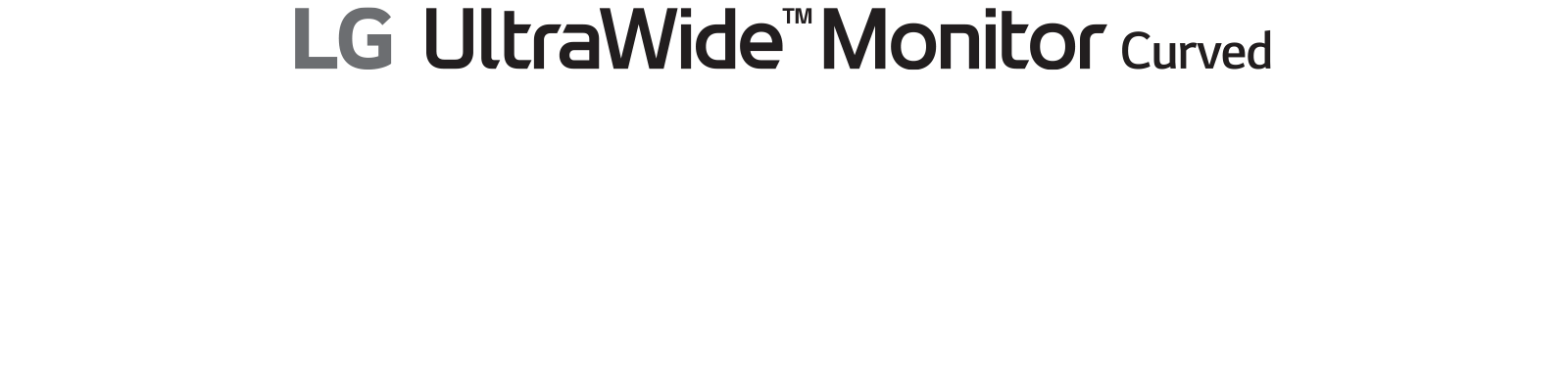 LG UltraWide™ Monitor Curved -logo.