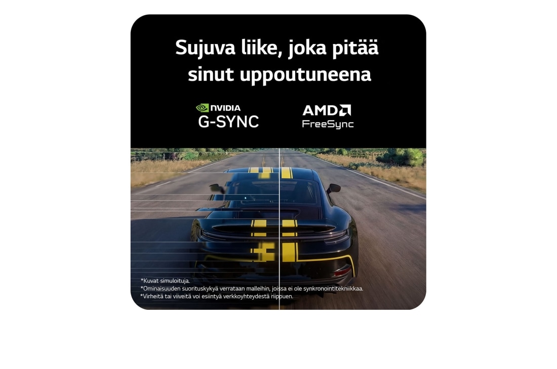 LG 27'' UltraGear™ G4 | 1920 x 1080 | 144Hz | IPS-pelinäyttö, Kilpa-ajokohtaus Assetto Corsa Competizionesta näkyy pelinäytöllä, jossa on Adaptive Sync -tuki sekä NVIDIA G-SYNC- ja AMD FreeSync sujuvaa ja repeilemätöntä pelaamista varten., 27G411B-B, thumbnail 8