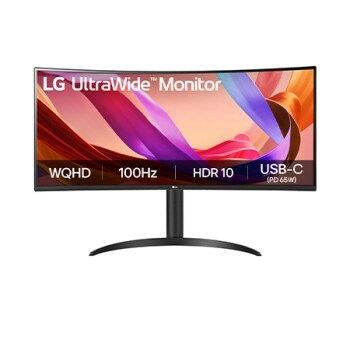 LG 34" WQHD Kaareva (1800R) BQ65V | 3440 x 1440 | 100Hz | VA-näyttö1