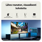 LG 32'' UltraGear™ G650B | 2560 x 1440 | 165Hz | IPS-pelinäyttö, LG UltraGear 32G650B-B, 32" QHD 1440P, 165 Hz, HDR10, AMD FreeSync™ Premium – täydellinen uppoutuminen, korkea virkistystaajuus ja lähes reunukseton muotoilu., 32G650B-B, thumbnail 10