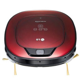 Uusi robottipölynimuri ruby red  väri, Smart Inverter Motor™ -moottori, puhdistaa nurkat entistä tarkemmin2