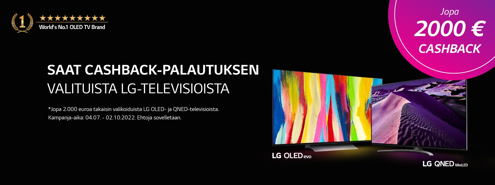 OLED Cashback offer
