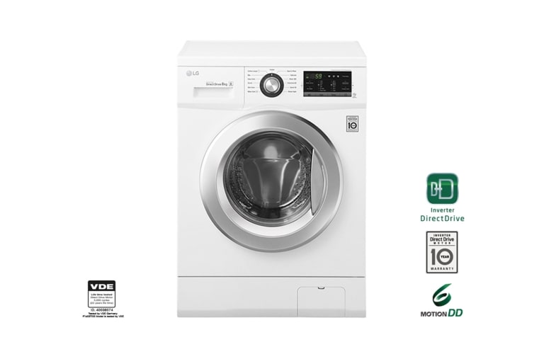 LG 1-8 kg 6 Motion Direct Drive pesukone, FH4G6TDN2, thumbnail 1