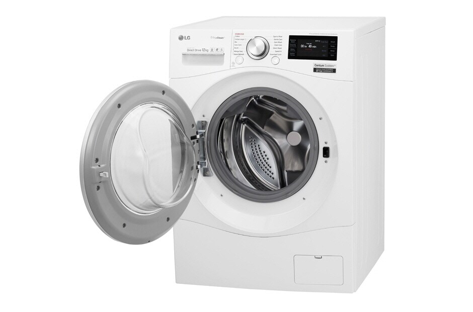 LG 12 kg Pyykinpesukone(Valkoinen) - Centum System™, Energialuokka A, True Steam™, TurboWash™, AI DD™, Smart Diagnosis™ - Wi-Fi-hteys, FH6F9BDS2, FH6F9BDS2, thumbnail 9