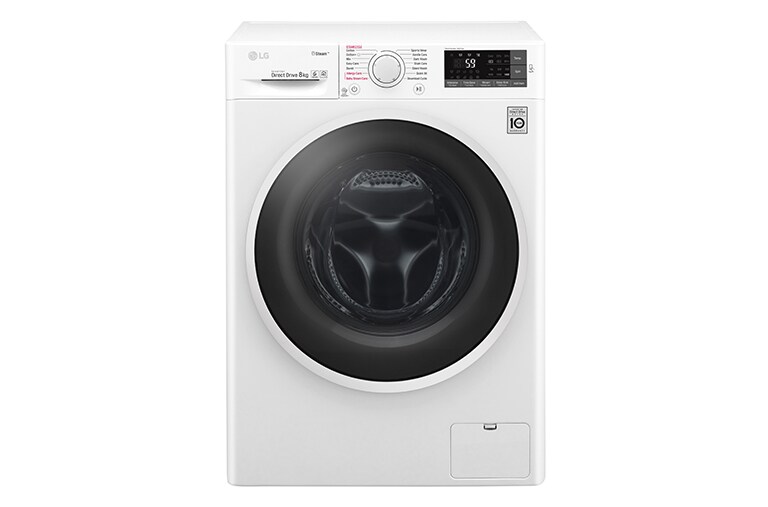 LG 1-8 kg SpaSteam & NFC, 6 Motion Direct Drive pesukone, Q5J6TY0W, thumbnail 1