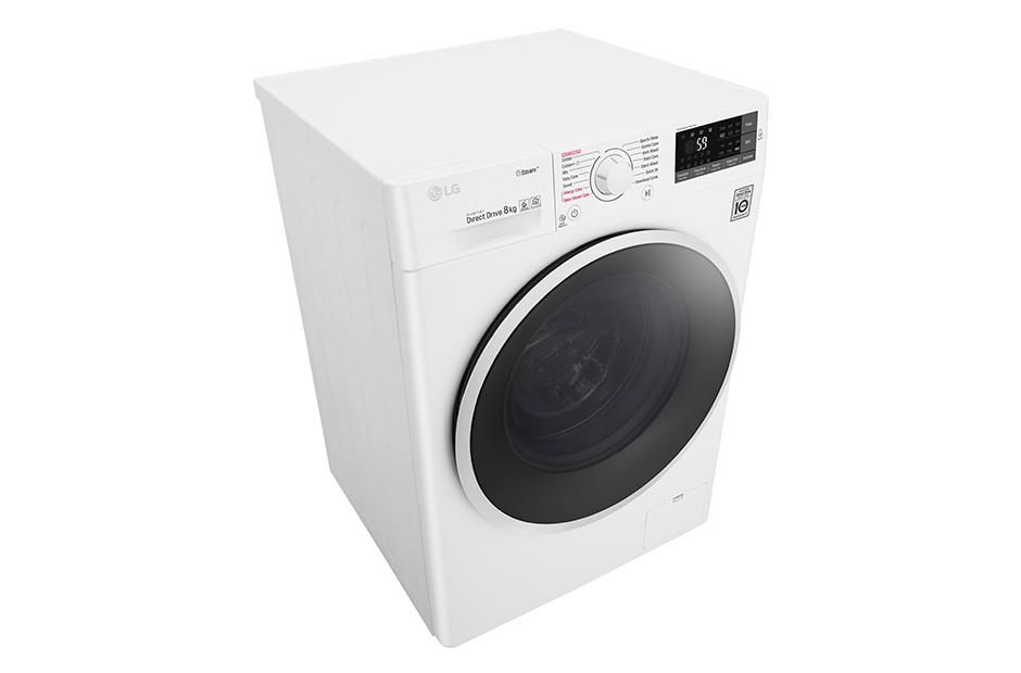 LG 1-8 kg SpaSteam & NFC, 6 Motion Direct Drive pesukone, Q5J6TY0W, thumbnail 8