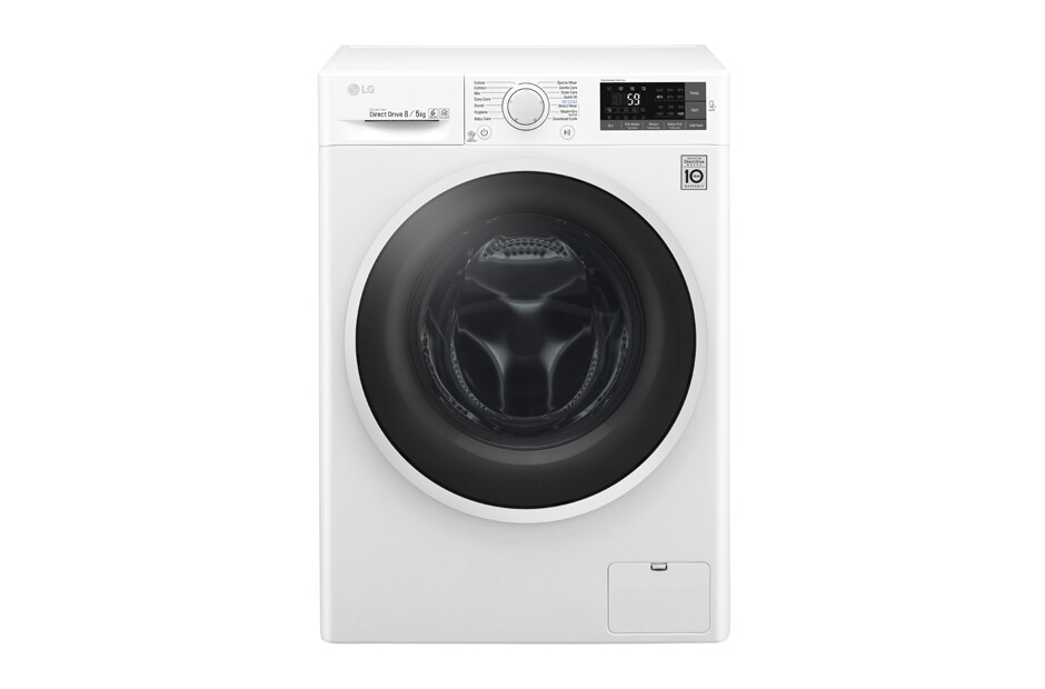 LG 1-8 kg / 1-5 kg 6 Motion Direct Drive kuivaavat pesukoneet, NFC, Q5J6TM0W