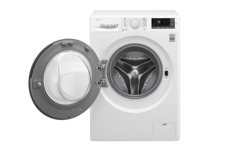 LG 1-8 kg / 1-5 kg 6 Motion Direct Drive kuivaavat pesukoneet, NFC, Q5J6TM0W, thumbnail 2