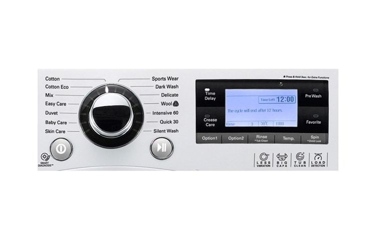 LG 1-12 kg 6 Motion Direct Drive, pyykinpesukone, F1495BDA, thumbnail 4