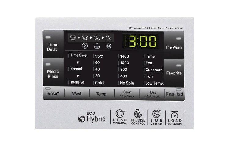 LG 1-9 kg 6 Motion Direct Drive -kuivaava pesukone, energialuokka A+++ (A), F14A8RD, thumbnail 5