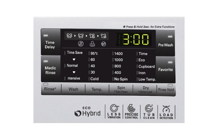 LG 1-8 kg 6 Motion Direct Drive -kuivaava pesukone, energialuokka A+++ (A), F14A8YD, thumbnail 5