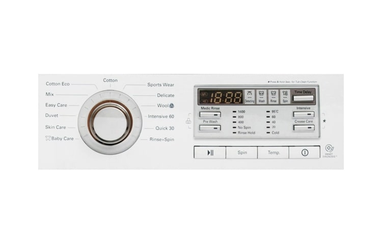 LG 1-7 kg 6 Motion Direct Drive pesukone, F14B8QDA1, thumbnail 4