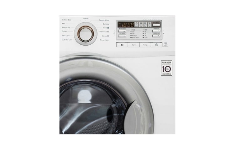 LG 1-8 kg 6 Motion Direct Drive pesukone, energialuokka A+++ (-10%), F14B8TDA1, thumbnail 3