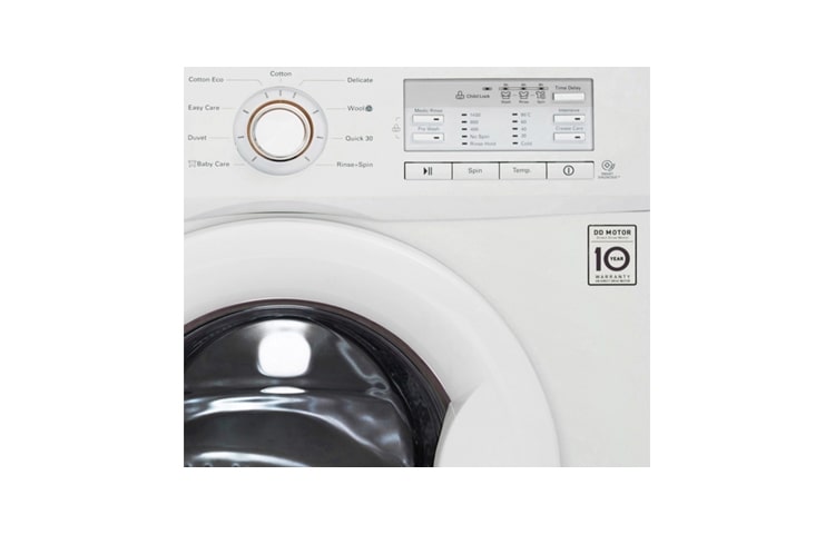 LG 1-7 kg Direct Drive pesukone, F14B9QDN, thumbnail 3