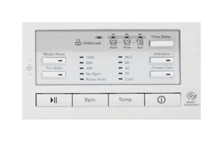 LG 1-7 kg Direct Drive pesukone, F14B9QDN, thumbnail 4