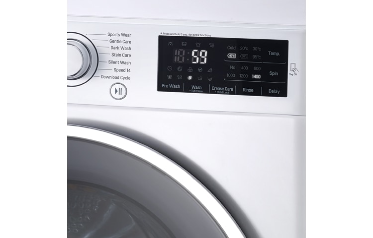 LG 1-8 kg 6 Motion Direct Drive pesukone, F14U2TDN0, thumbnail 4