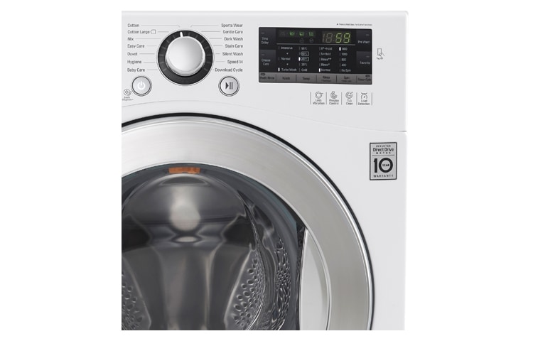 LG 1-7 kg Turbo Wash, Direct Drive pesukone, FH4A8QDN2, thumbnail 2