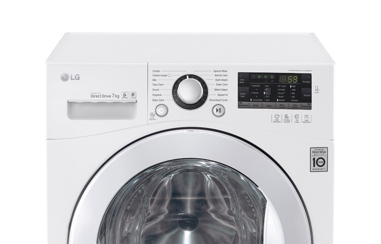 LG 1-7 kg Turbo Wash Direct Drive pesukone, FH4A8QDN3, thumbnail 3