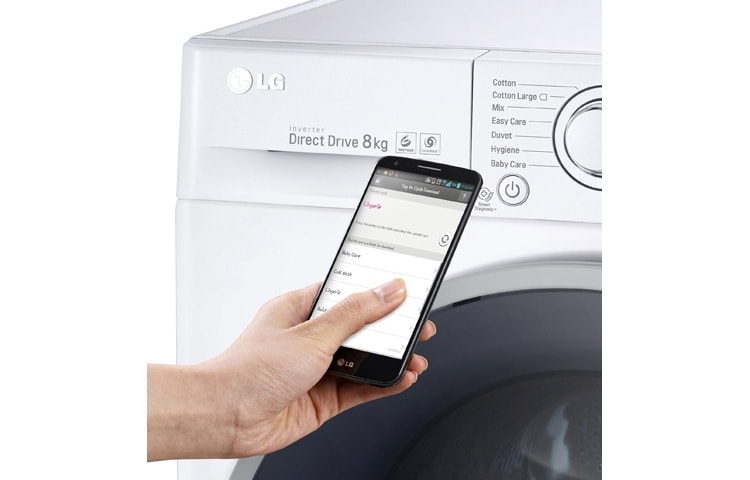 LG 1-8 kg Turbo Wash Direct Drive pesukone, FH4U2TDN0, thumbnail 5