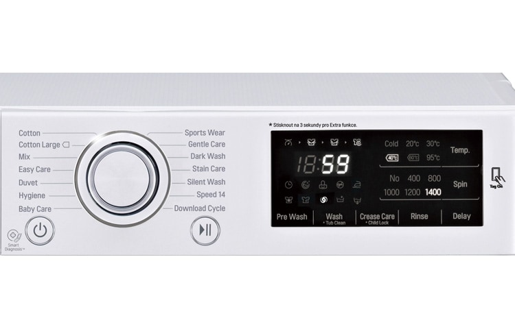 LG 1-8 kg Turbo Wash Direct Drive pesukone, FH4U2TDN0, thumbnail 6