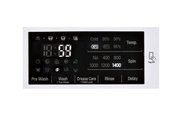 LG 1-8 kg 6 Motion Direct Drive pesukone, FH4U2TDN1, thumbnail 5