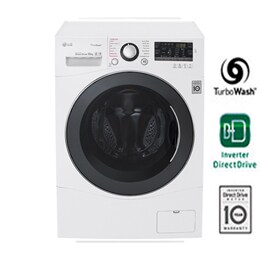 LG FH4A8JDS2 1-10 kg Höyry Turbo Wash, Direct Drive pesukone2
