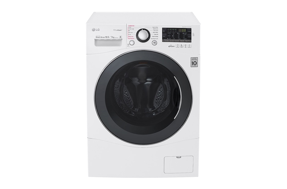 LG 1-10,5 kg / 1-7 kg True Steam™ 6 Motion Direct Drive -kuivaava pesukone, FH4A8JDH2N