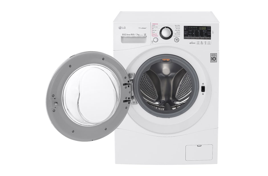 LG 1-10,5 kg / 1-7 kg True Steam™ 6 Motion Direct Drive -kuivaava pesukone, FH4A8JDH2N, thumbnail 2