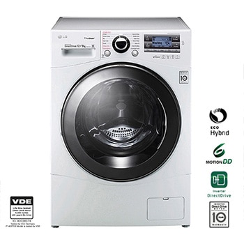 1-12 kg /1-8 kg True Steam™ 6 Motion Direct Drive, kuivaavat pesukoneet1