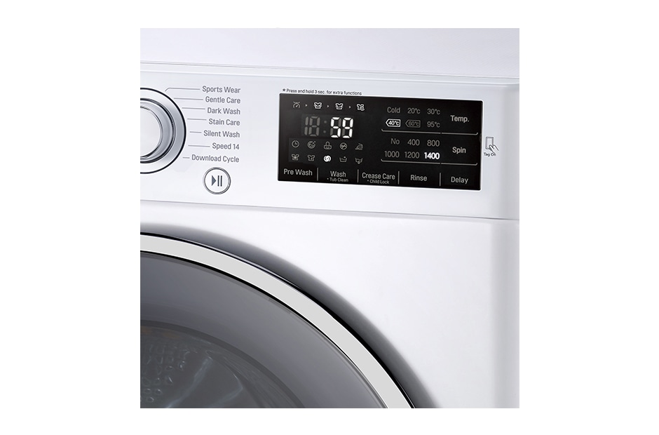 LG 1-9 kg TurboWash™, Direct Drive pesukon, FH4U2VDN1, thumbnail 3