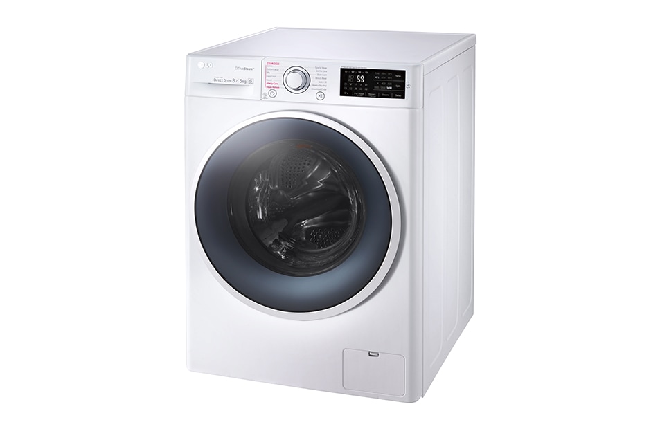 LG 1-8 kg / 1-5 kg True Steam™ 6 Motion Direct Drive -kuivaavat pesukoneet, NFC, FH4U2TDH0N, thumbnail 2