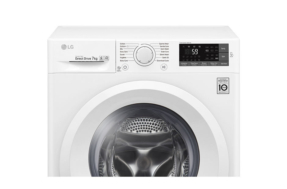 LG 1-7 kg 6 Motion Direct Drive pesukone & NFC, energialuokka A+++ ( -30%), Q5J5QN3W, thumbnail 4