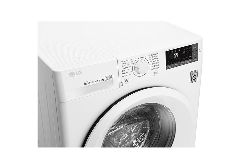 LG 1-7 kg 6 Motion Direct Drive pesukone & NFC, energialuokka A+++ ( -30%), Q5J5QN3W, thumbnail 5