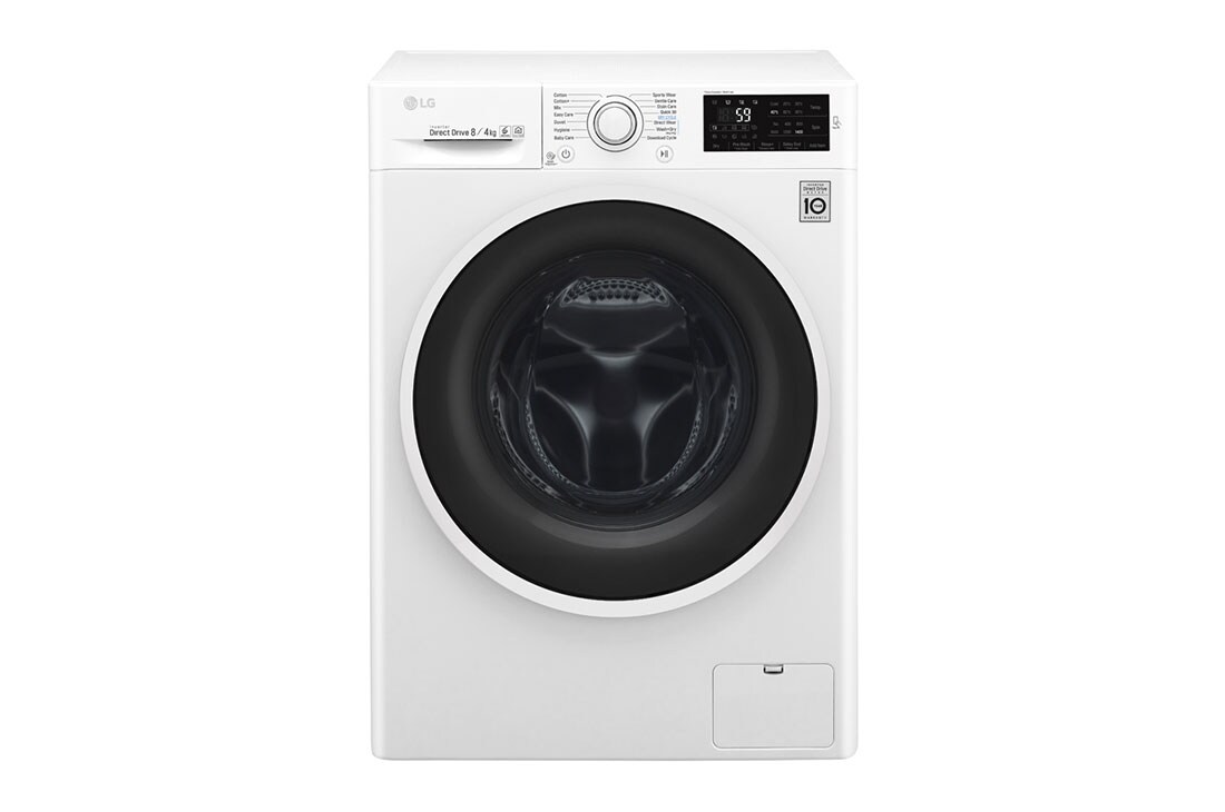 LG 1-8 kg / 1-4 kg 6 Motion Direct Drive kuivaavat pesukoneet, NFC, energialuokka A, W5J6AM0W, W5J6AM0W