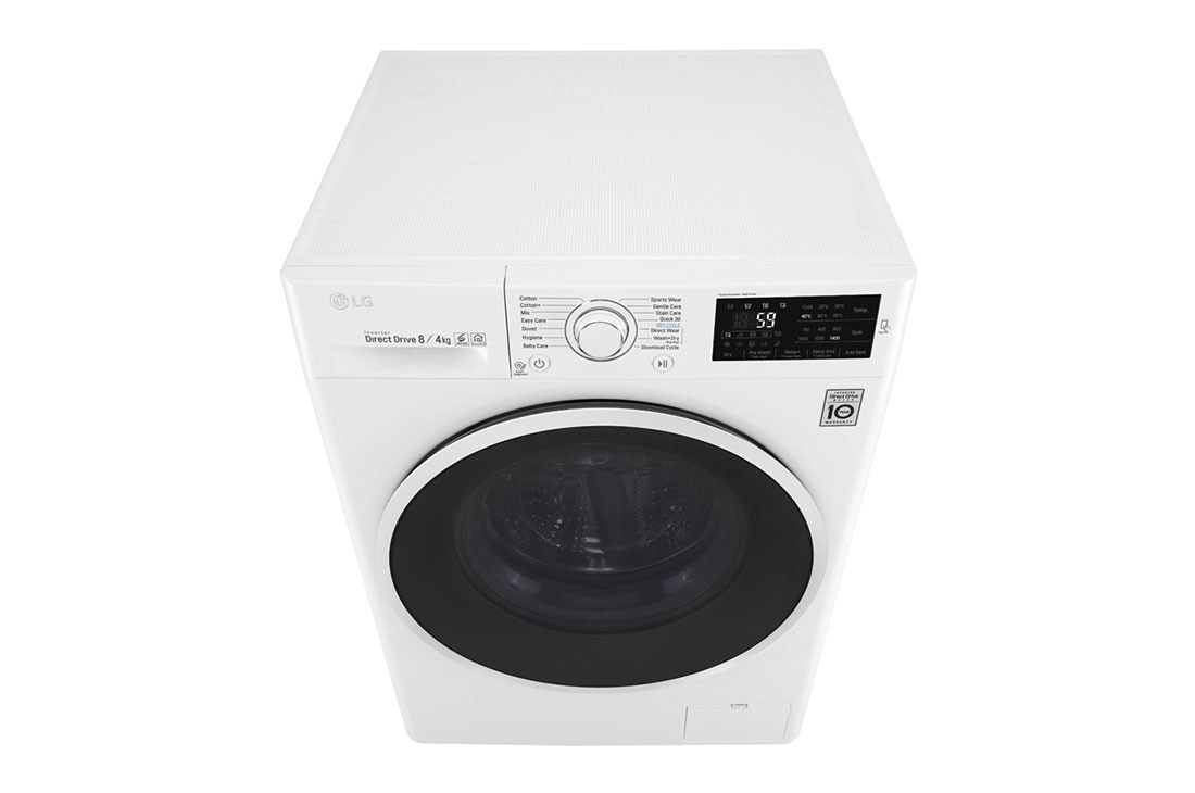 LG 1-8 kg / 1-4 kg 6 Motion Direct Drive kuivaavat pesukoneet, NFC, energialuokka A, W5J6AM0W, W5J6AM0W, thumbnail 10