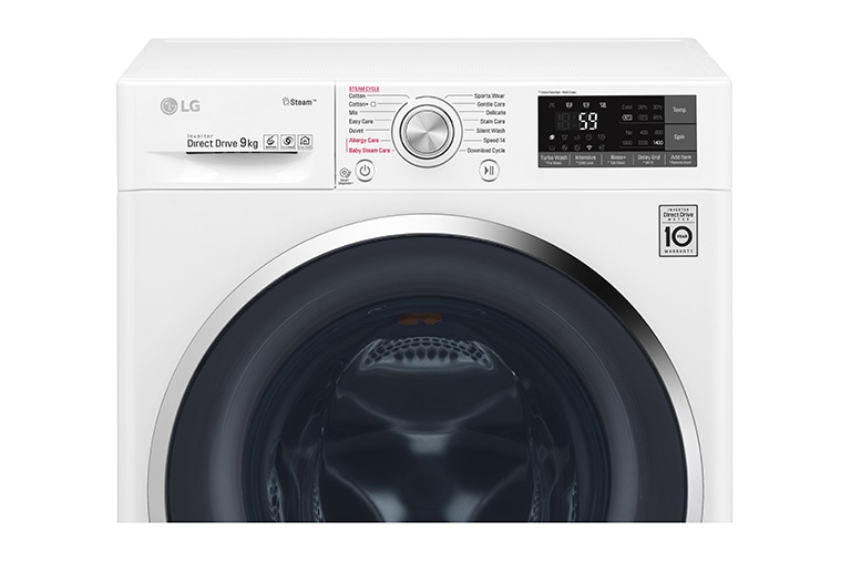 LG 1-9 kg TurboWash™ & SpaSteam, Wi-Fi, 6 Motion Direct Drive pesukone, energialuokka A+++ ( -30%), F14AW9S2, thumbnail 4
