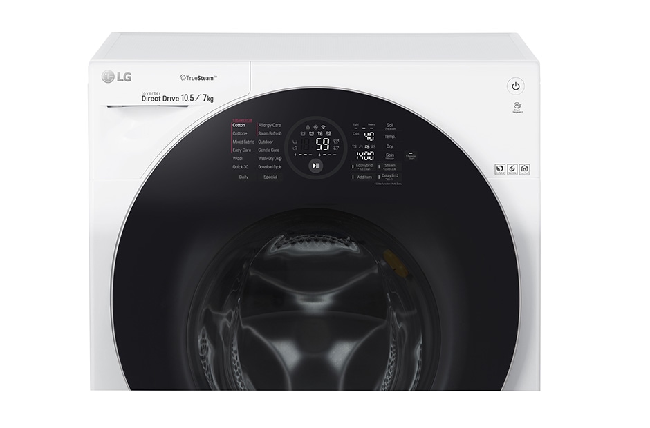 LG 1-10.5 kg /1-7 kg True Steam™ 6 Motion Direct Drive, kuivaavat pesukoneet, Wi-Fi, FH4G1JCH2N, thumbnail 14