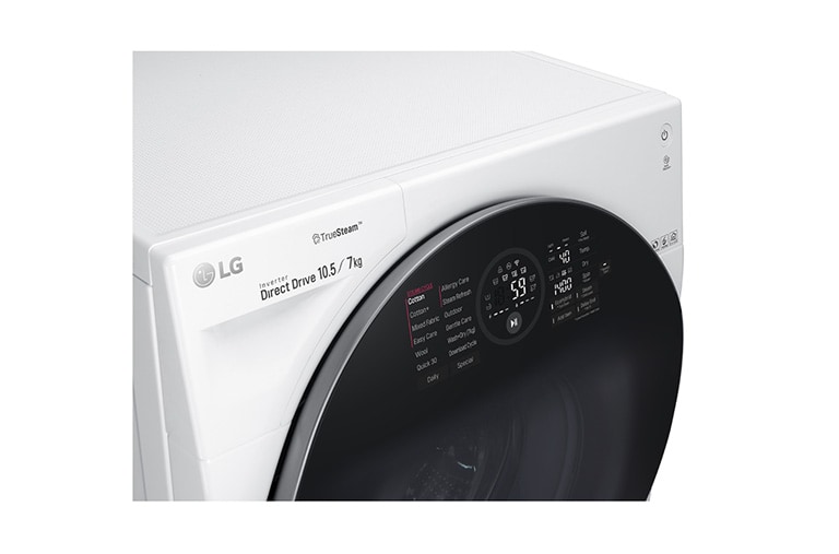 LG 1-10.5 kg /1-7 kg True Steam™ 6 Motion Direct Drive, kuivaavat pesukoneet, Wi-Fi, FH4G1JCH2N, thumbnail 13