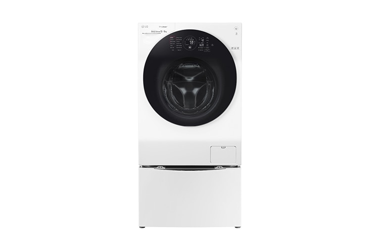 LG 1-12 kg / 1-8 kg LG TWINWash™ True Steam™ & 6 Motion Direct Drive. Yhdistetty pesu ja kuivaus Wi-Fi ja Miniwash, FH6G1BCH2NW, thumbnail 2