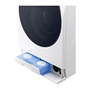 LG 12 kg / 7 kg LG SIGNATURE  Kuivaava pesukone(Valkoinen) - Steam, Energialuokka A, TurboWash™, Auto Dose, Smart Diagnosis™ - Wi-Fi-yhteys, LSWD100_Auto Dispenser Open_view, LSWD100, thumbnail 4