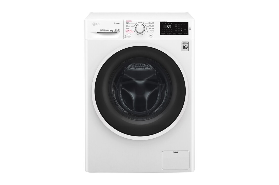 LG 1-8 kg Spa Steam & NFC, 6 Motion Direct Drive pesukone, energialuokka A+++ ( -30%), FC50TNS0